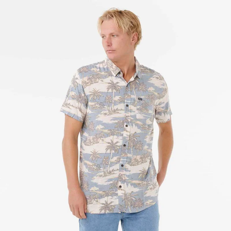 ريب كورل Dreamer Barrel Killa Short Sleeve Shirt - Men