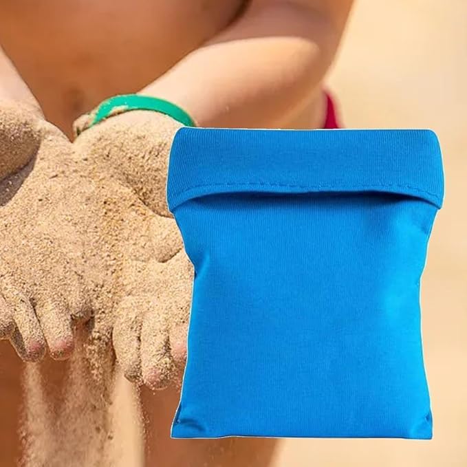 Wrixty Sand Removal Bag Durable Powder Bag for Activities Beach Camping EssentialsBlue - Image 4