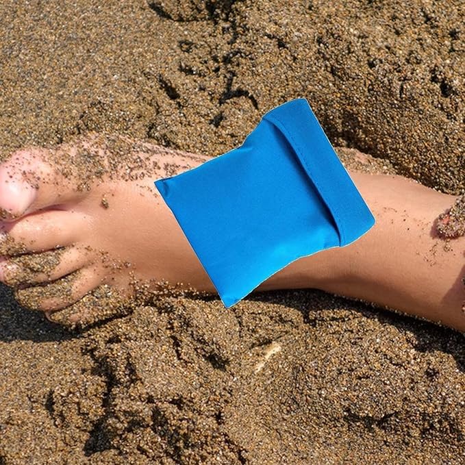 Wrixty Sand Removal Bag Durable Powder Bag for Activities Beach Camping EssentialsBlue - Image 3