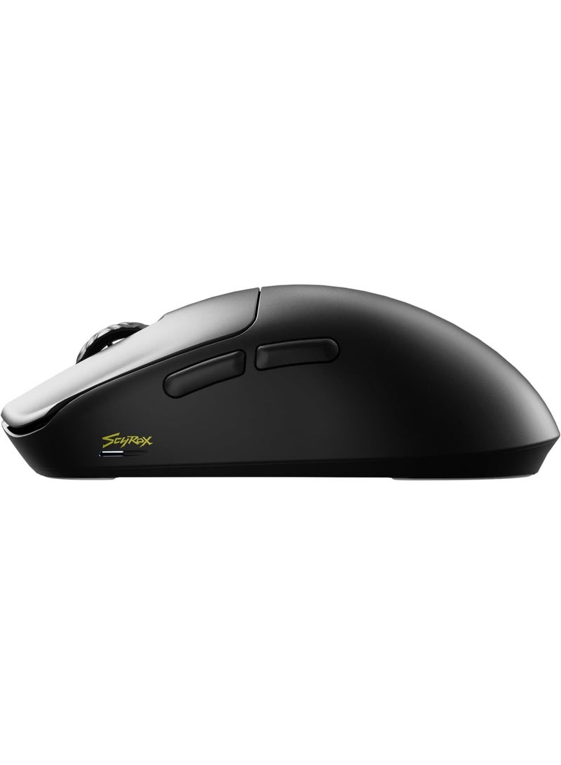 Scyrox V6 wireless mouse is lightweight, low-latency, and comfortable, designed specifically for laptops. It delivers exceptional performance, taking your gaming experience to a new level with a response rate of up to 8000Hz. You can rely on fast and accurate responses during intense gaming sessions. Color: Black - Image 3