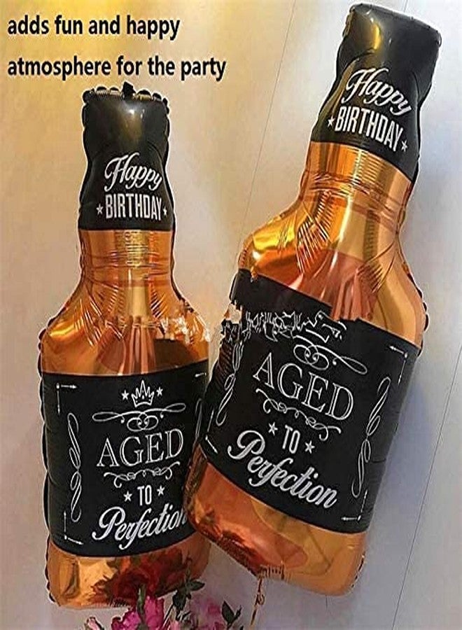 AMFIN® Happy Birthday Whisky Bottle Aluminum Foil Balloon Interesting Party Celebration Decor - Image 5