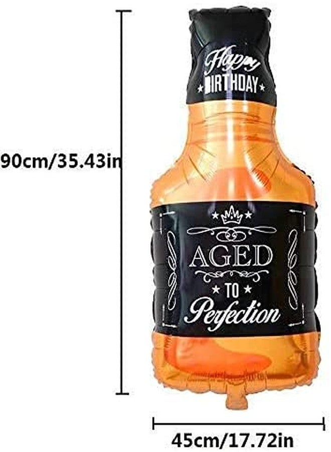 AMFIN® Happy Birthday Whisky Bottle Aluminum Foil Balloon Interesting Party Celebration Decor - Image 4