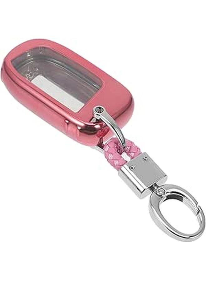 Rose Gold TPU Key Fob Cover Protector Case Replacement Shell for Compass Automotive Accessories - Image 1