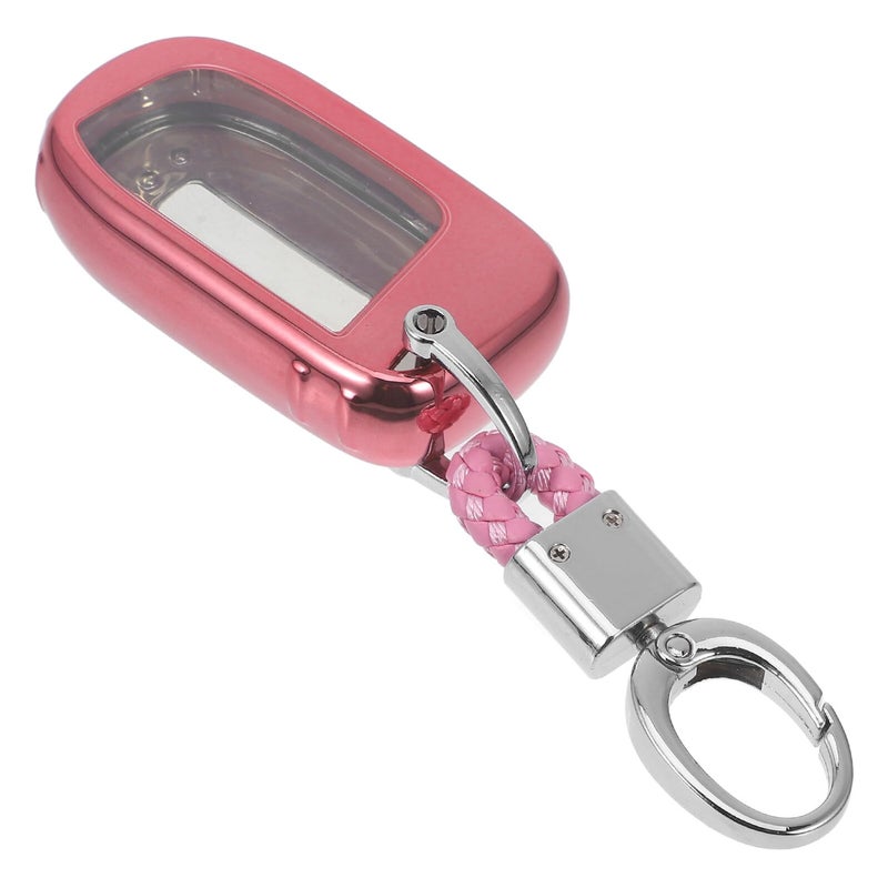 Rose Gold TPU Key Fob Cover Protector Case Replacement Shell for Compass Automotive Accessories - Image 2
