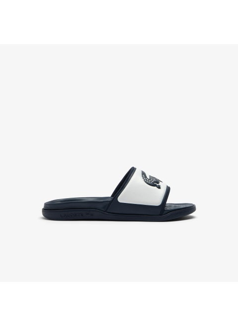 Serve Slide Dual Single Strap Logo Detailed Slides