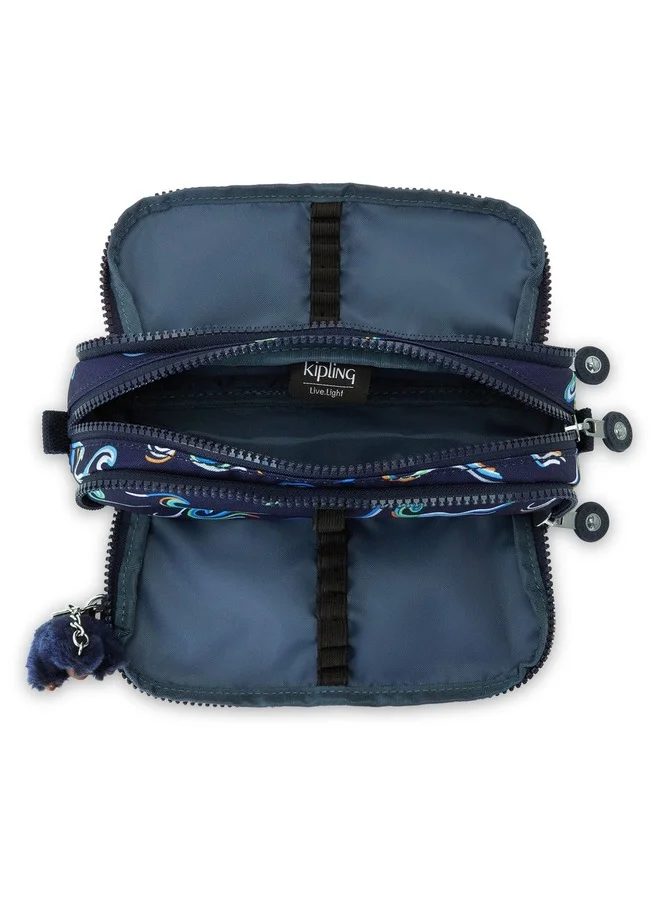 kipling Gitroy Fun Ocean Print Large Pencase