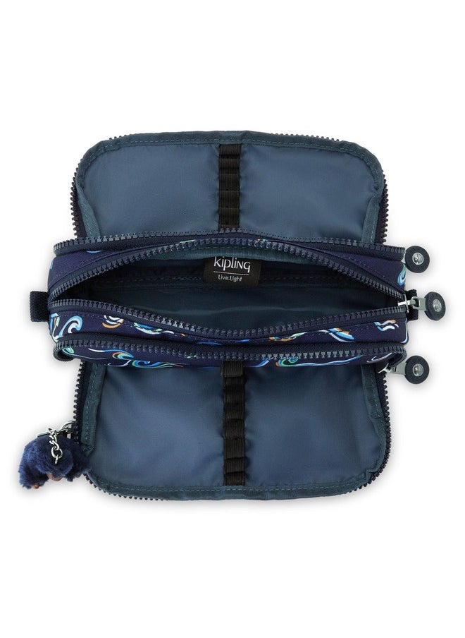 kipling - Gitroy Fun Ocean Print Large Pencase - Image 1