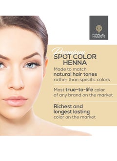 PARALLEL PRODUCTS Parallel Products Spot Color Henna Kit - Henna Hair Dye - 3 grams - Tint for Professional Spot Coloring - With Mixing Dish - Covers Grey Hair - Root Touch Up (Dark Brown)  - Image 2