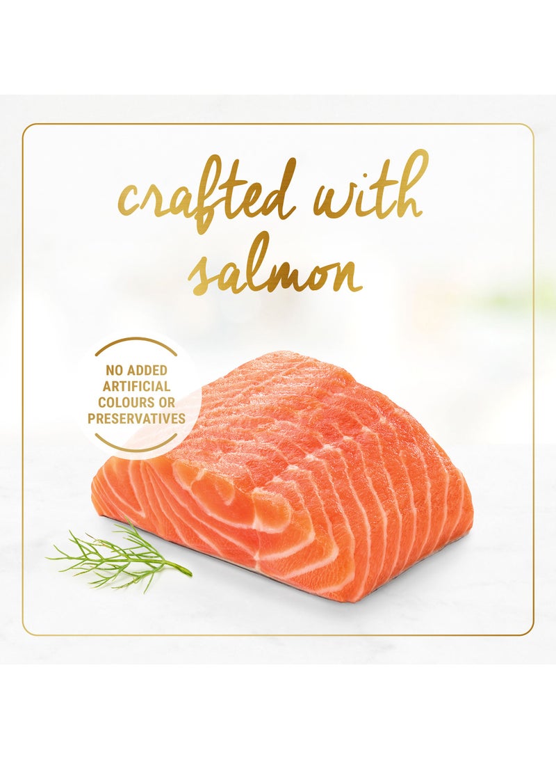 Purina Fancy Feast Classic Pate Savoury Salmon Feast Gourmet Wet Cat Food 85g - Image 2