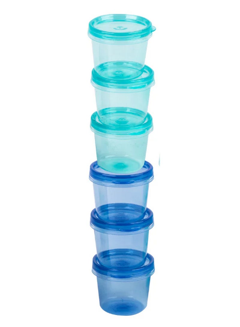 Decor Go Plastic Dressing Tubs Dressing Containers 6 Pcs X 35ML - Image 3