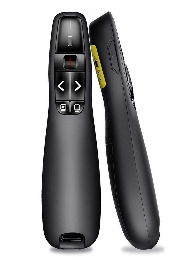 Drumstone 𝟏𝟓 𝐘𝐞𝐚𝐫𝐬 𝐆𝐮𝐚𝐫𝐚𝐧𝐭𝐞𝐞 Wireless presentation remote 2.4GHz with laser pointer and USB receiver, PPT slide clicker for office classroom and seminars - Image 1
