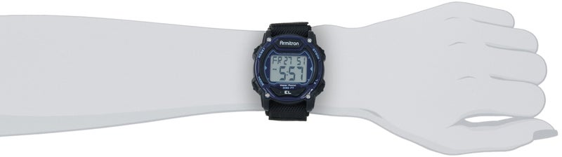 Armitron Sport Unisex Digital Chronograph Nylon Strap Watch, 45/7004 - Image 5