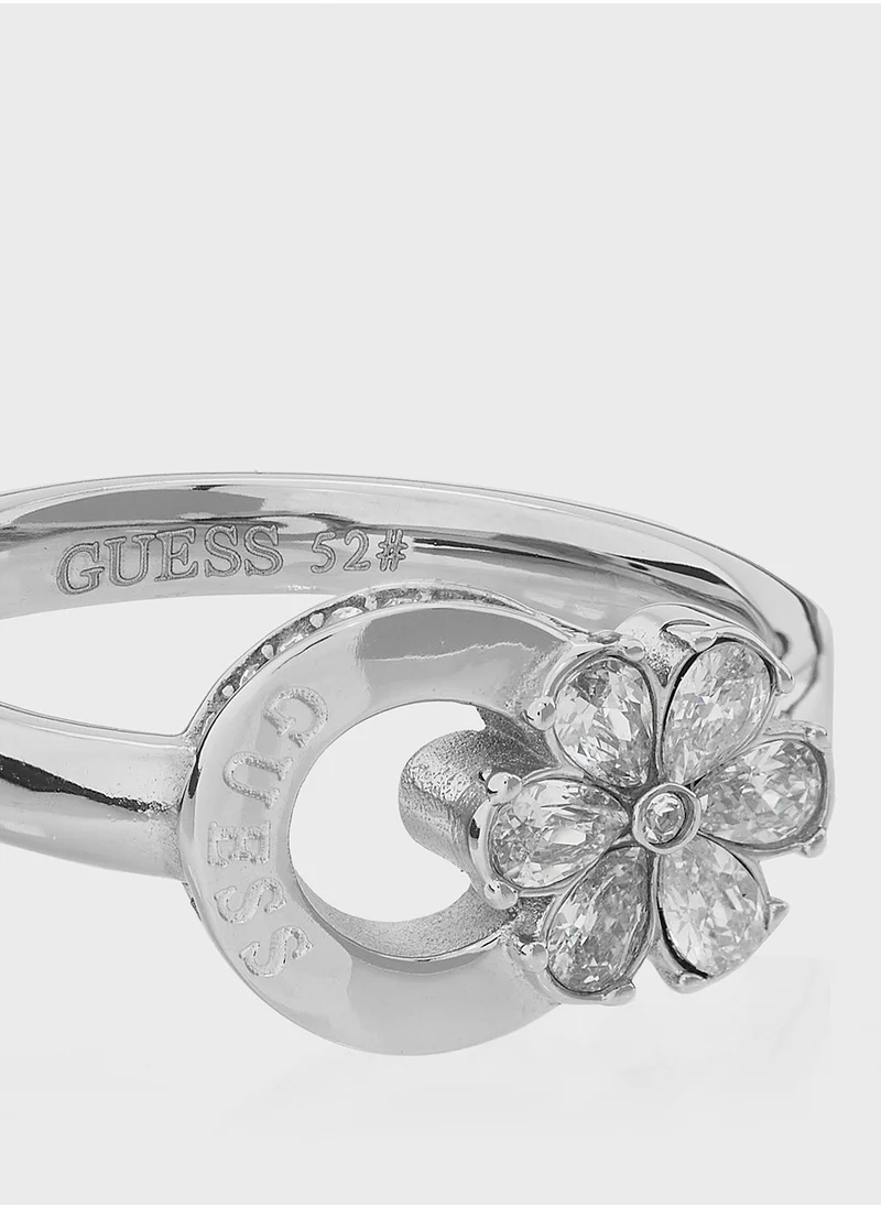 GUESS Lily Flower Ring