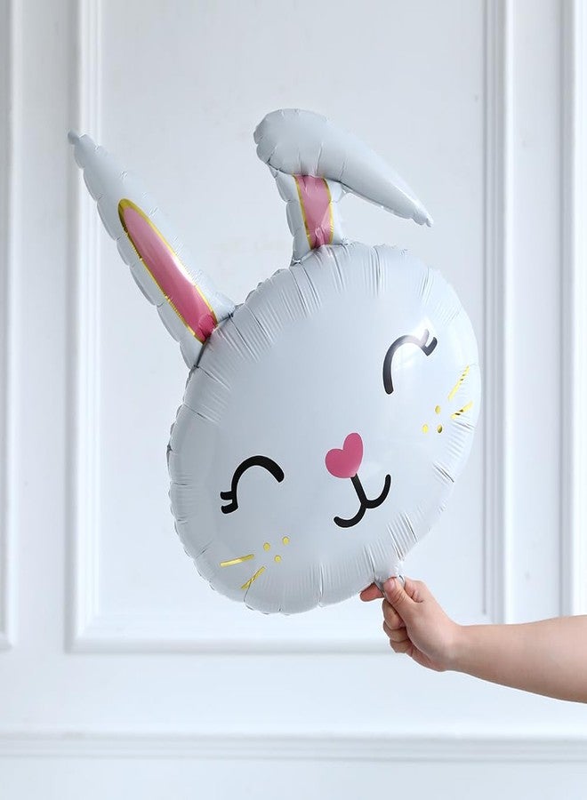 بالونار قوس بالونات عيد الفصح بألوان الباستيل مع 145 قطعة من بالونات اللاتكس بألوان المريمية والوردي والأخضر، وبالونات فويل على شكل أرنب كبير، مناسبة لحفلات الربيع وعيد الفصح وتزيين حفلات استقبال المولود (وردي). - Image 5