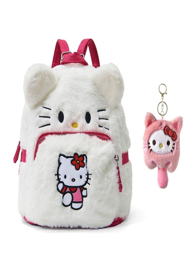 FGY Cute Plush Backpack, Mini Cartoon Double Strap Shoulder Bag, Soft Fluffy Casual Backpack for Women, Best Gifts for Her - Image 1