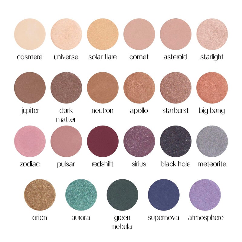 BaeBlu Hypoallergenic Eyeshadow Organic 100% Natural Finely Pressed Velvety Smooth Powder, Made in USA, Neutron - Image 3