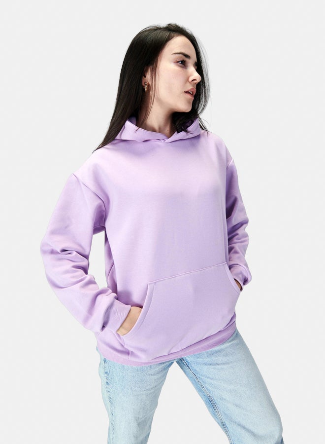 Essentials, minimal-mauve-hoodie for men & women - Image 3