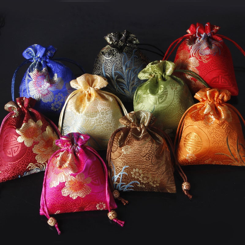 Osmanthus Sachet Sachet Pendant Antique Chinese Brocade High-Grade Sachet Empty Bag Bag Bag 11*14 - Image 5