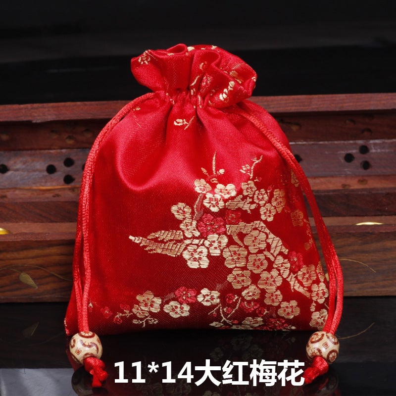 Osmanthus Sachet Sachet Pendant Antique Chinese Brocade High-Grade Sachet Empty Bag Bag Bag 11*14 - Image 1