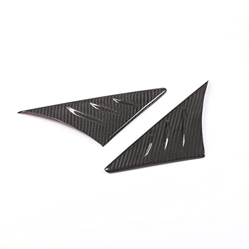 TongSheng for Supra GR A90 A91 MK5 20182024 Rearview Mirror Side Triangular Spoiler TrimChannel The Car AirReduce The Car Noise During DrivingAntiBuffeting Wind DeflectorBlack Real Carbon Fiber - Image 3