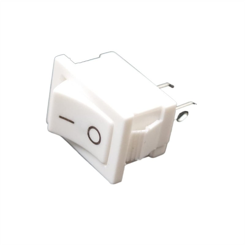 Kcd1 101 مفتاح طاقة روكر 10 قطع 6A250V تشغيل/إيقاف 2P أبيض 15x21mm - Image 5