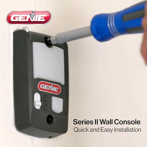 Genie Series II Garage Door Opener Wall Console - Sure-Lock/Vacation Lock for Extra Security - Light Control Button - Compatible with All Genie Series II Garage Door Openers - Model GBWCSL2-BX - Image 5