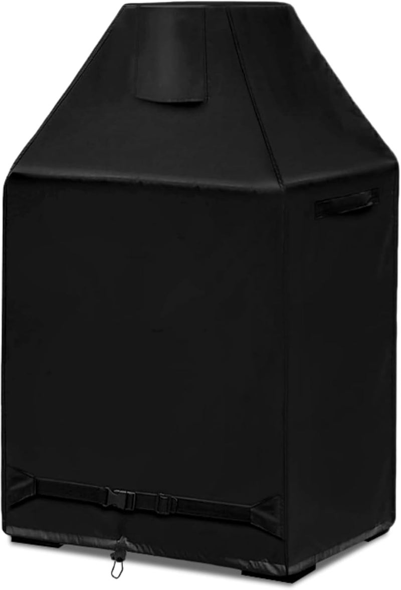 Fireplace Weather Cover, 37X26X56 in Outdoor Fire Pit Cover, Waterproof Oxford Cloth Chiminea Cover with Handle & Vent, Wood Burning Fireplace Rain Cover - Image 4