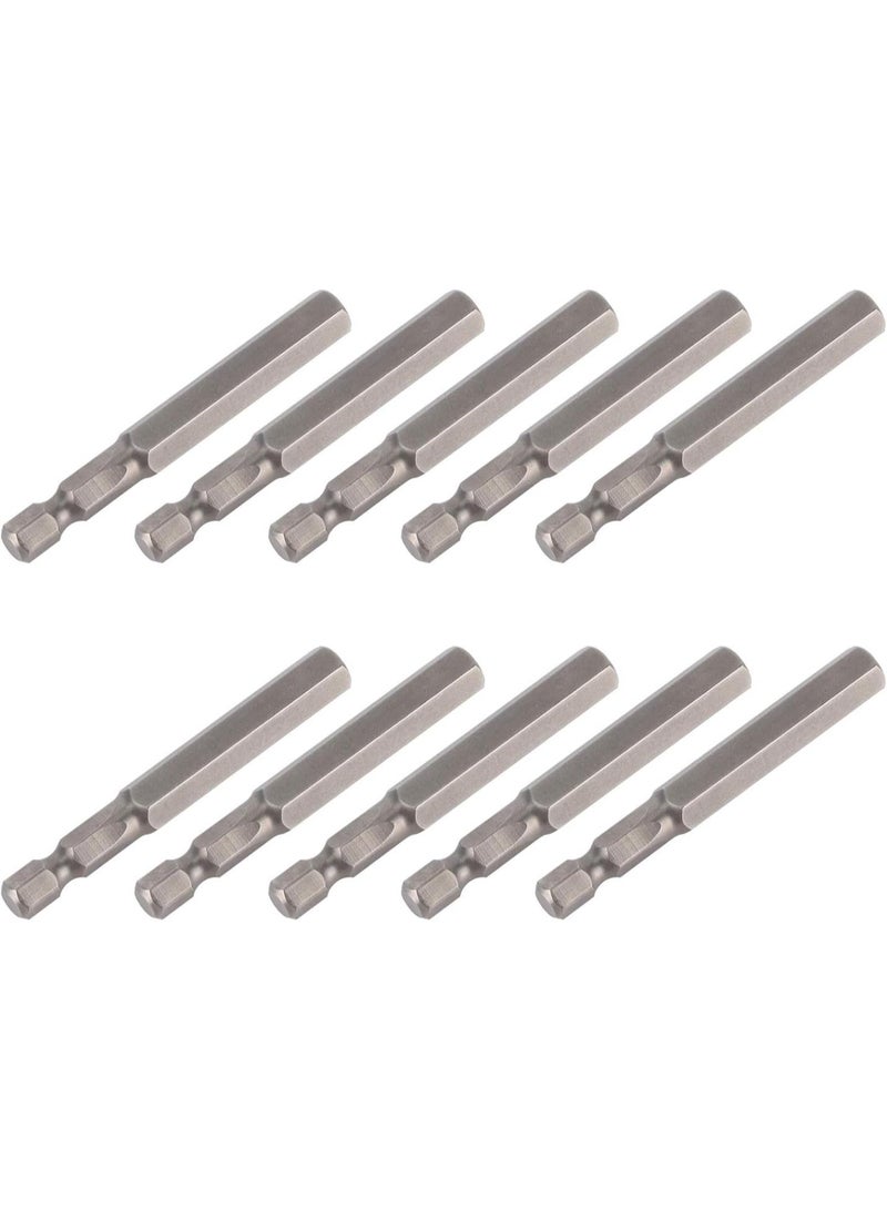 GGOOT Hardware  Electric Hex Screwdriver Bit 10-Pack, 8mm Magnetic Hardened Hand Tool S1/4 65mm for Hardware  - Image 2