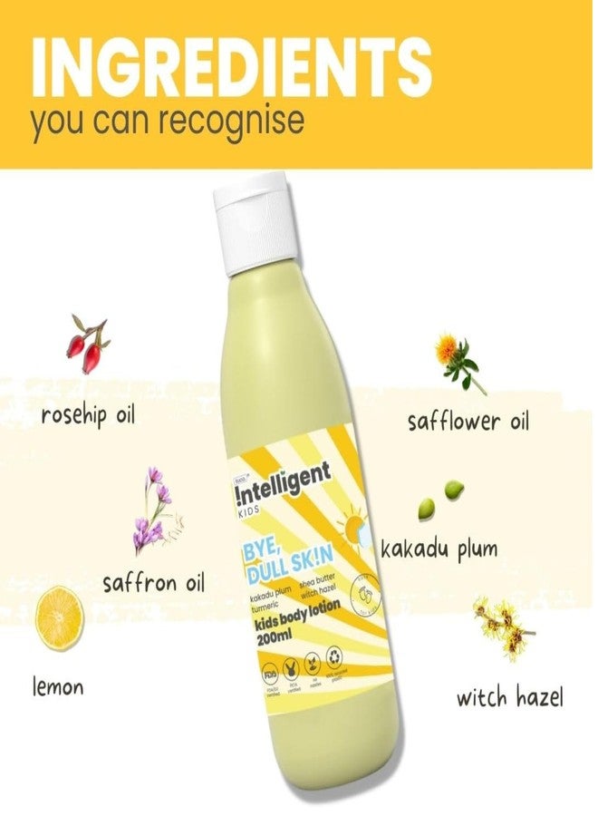 Tuco® Kids Bright Skin Kit | Saffron Face Cream (Sunscreen) (50g) & Daily Moisturizes Body Lotion (200ml) | For Sun Protection and Glow | UVA/UVB PA++++ | Broad Spectrum | Ages 2-5, 5-10, 10-15 | - Image 2