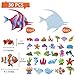 BXI 30 Pcs Ocean Felt Board Story Pieces Set for Toddlers Preschool Kindergarten Precut Felt Marine Life Figures for Preschool Crafts Activity Early Learning Storytelling - Image 4