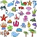 BXI 30 Pcs Ocean Felt Board Story Pieces Set for Toddlers Preschool Kindergarten Precut Felt Marine Life Figures for Preschool Crafts Activity Early Learning Storytelling - Image 2