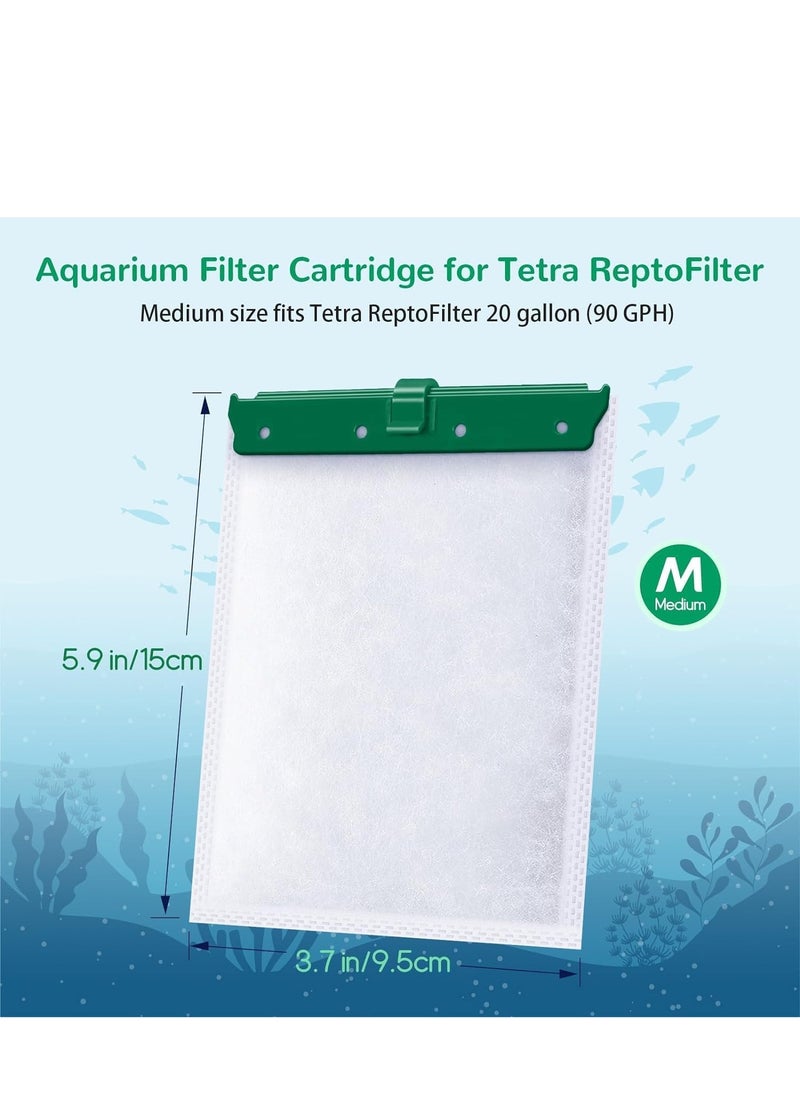 SYOSI - Carbon Activated Filter for Medium Aquarium, 6Pack Power Filters for Tetra Whisper Bio-Bag, Medium Aquarium Replacement Filter Cartridges for Tetra ReptoFilter Cartridges Aquariums - Image 1