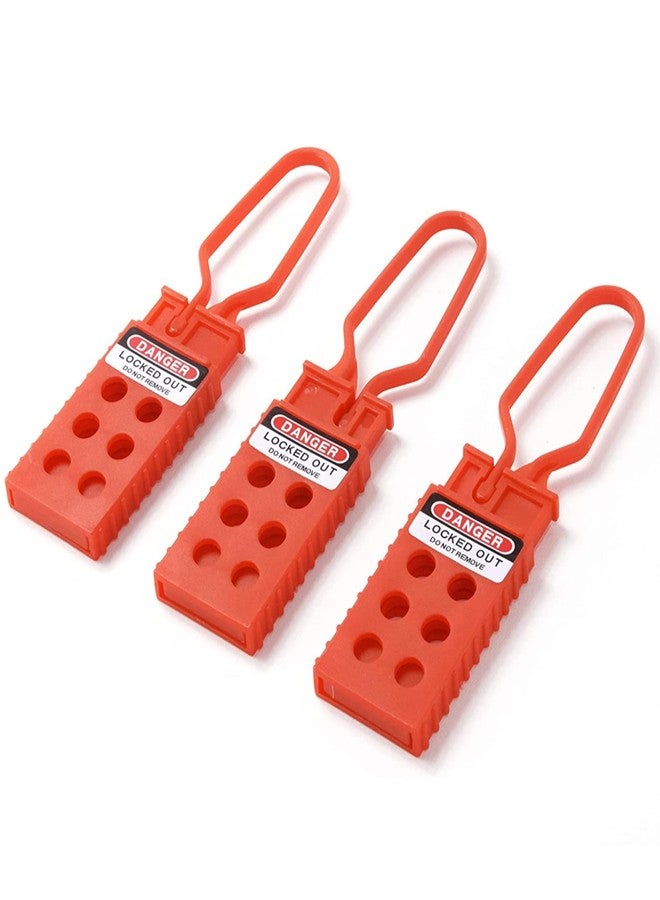 TRADESAFE Lock Out Tag Out Hasp - 3 Pack Non-Conductive Polypropylene Lockout Hasp, Tamper-Proof and Impact-Resistant Loto Plastic Hasps - Image 1