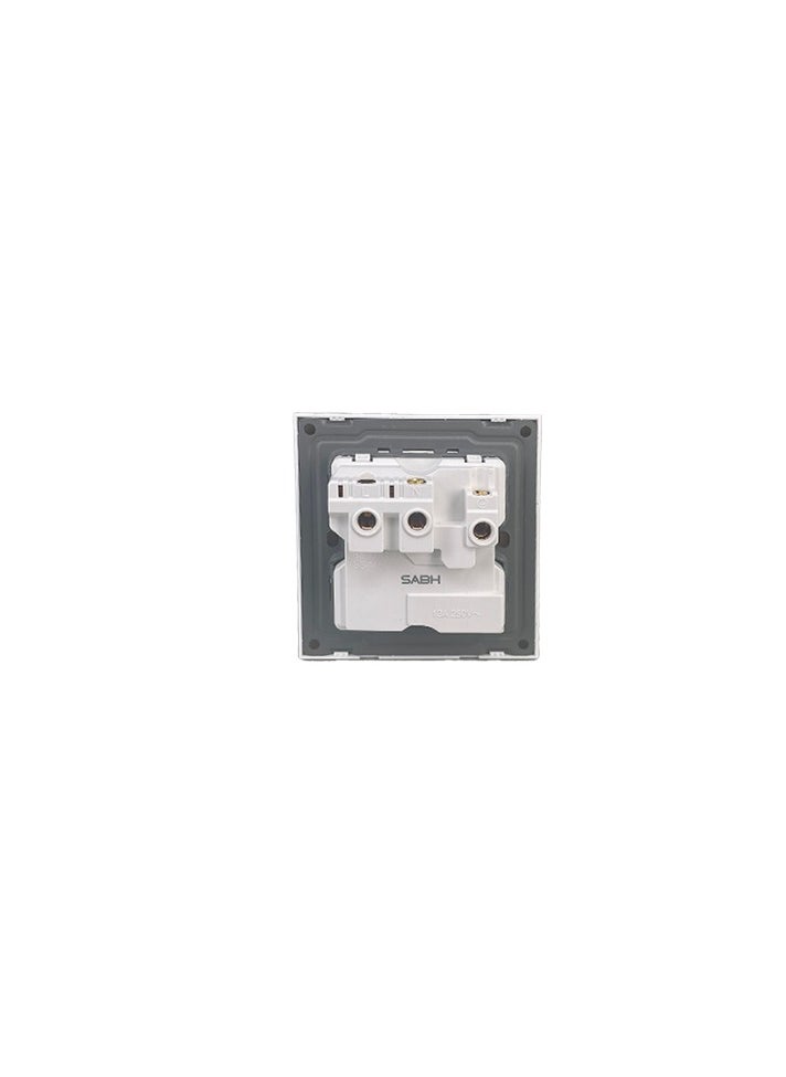 TEMPO 13A Socket with Switch Gray Slim Piano  - Image 2