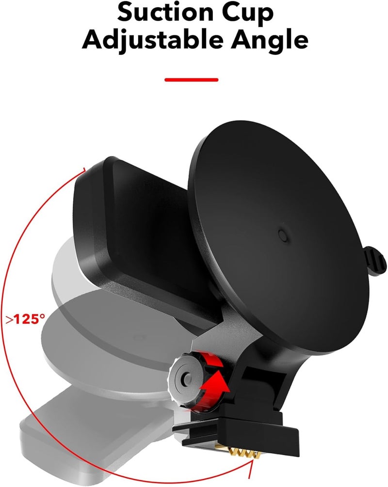 REDTIGER Suction Cup Mount for F7N Dash Cam with GPS Module - Image 4