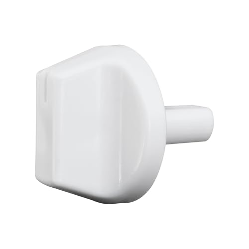 WFCYX 1 Pcs WJ12X24802 Air Conditioner Knob Replacement Part, White Knobs Fits GE Appliance Window Air Conditioner, Compatible with Hotpoint, RCA & Kenmore Conditioner Model AHV05LYQ1/AHV05LYW1/AHEC05ACW1 - Image 1