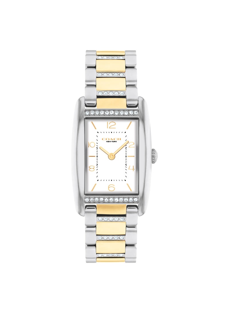 COACH Rectangle Analog Women's White Case Watch - 14504318 - Image 1