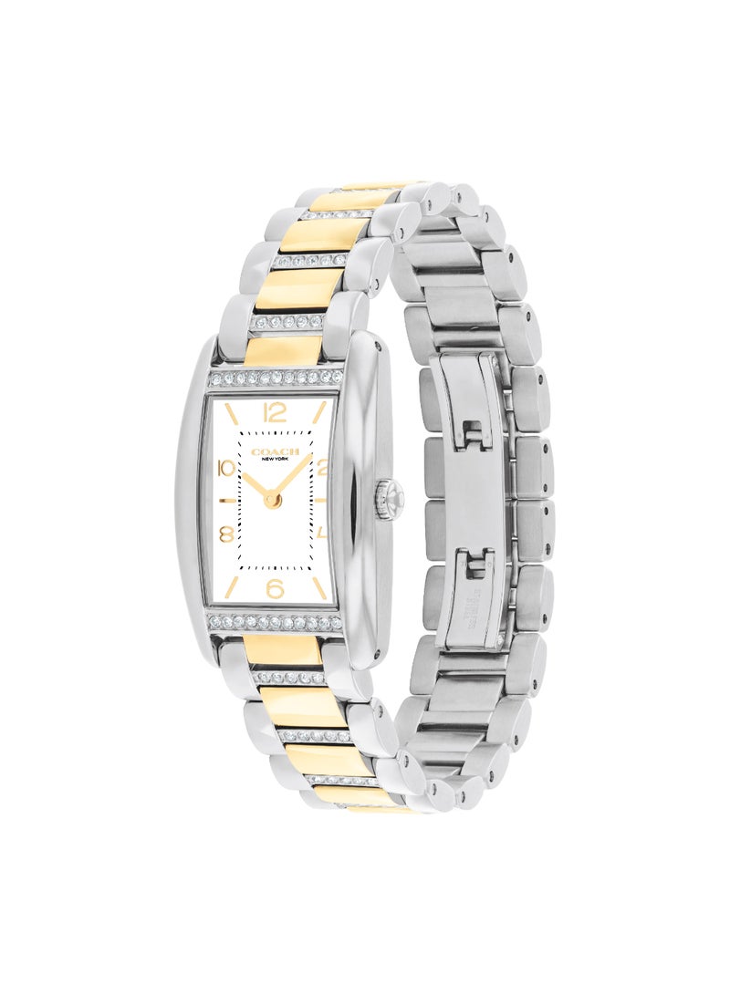 COACH Rectangle Analog Women's White Case Watch - 14504318 - Image 2