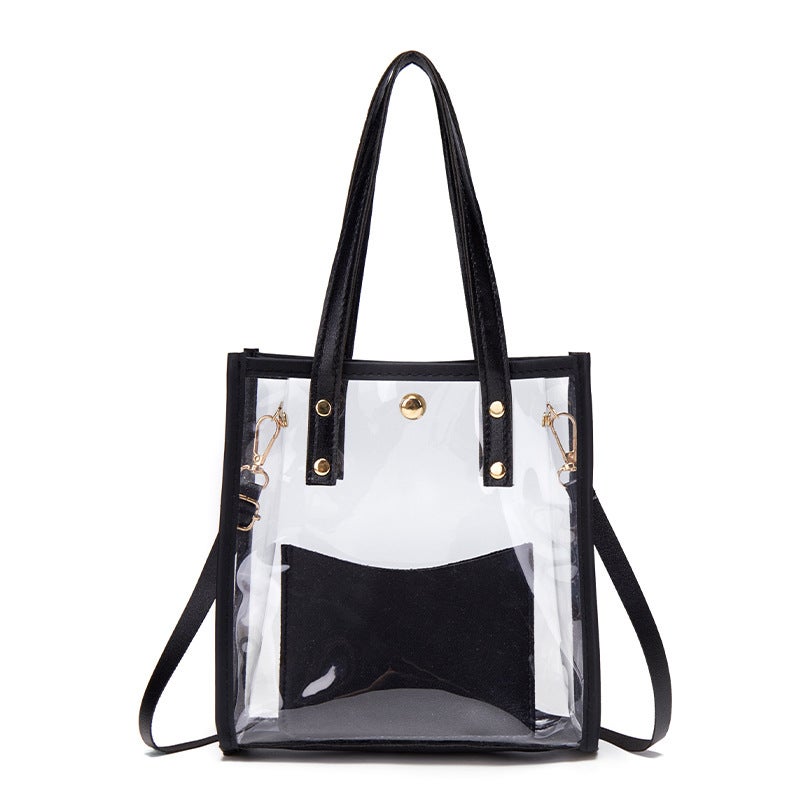 Korean Style Jelly Handbag PVC Crossbody Bag - Image 5