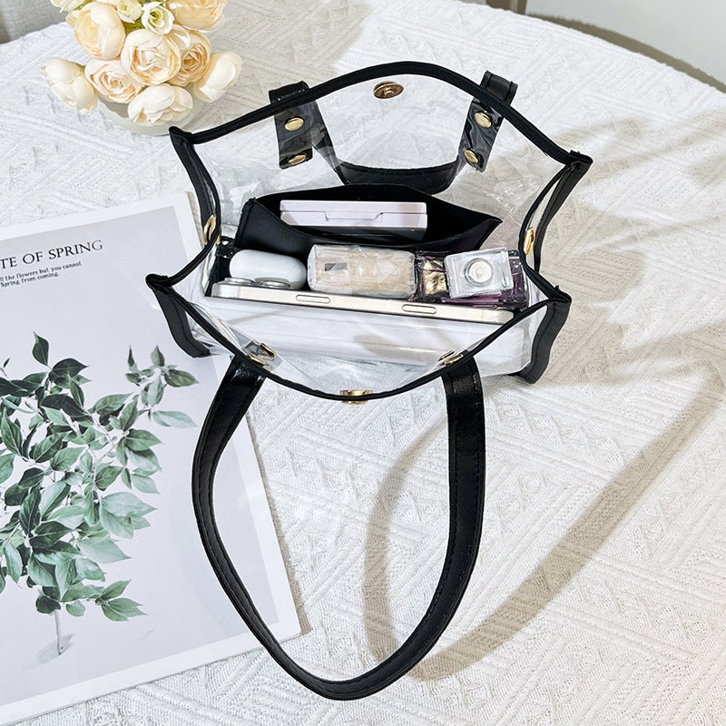 Korean Style Jelly Handbag PVC Crossbody Bag - Image 3