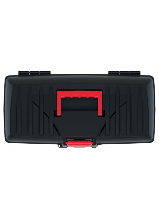 Kistenberg Caliber 40 Heavy Duty Tool Box with Ergonomic Handle Black and Red 18.6 x 20 x 40 cm  - Image 4