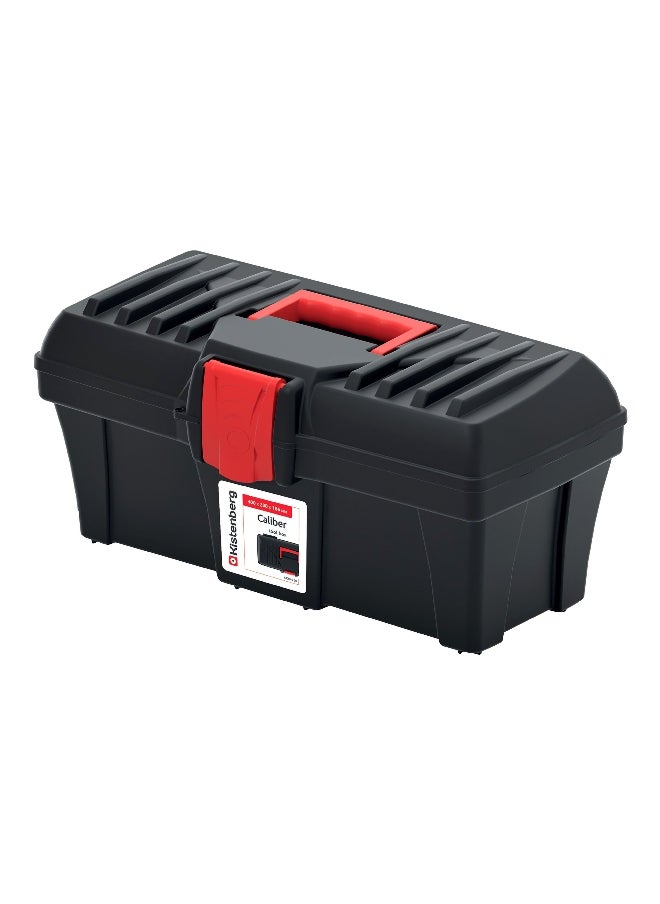 Kistenberg Caliber 40 Heavy Duty Tool Box with Ergonomic Handle Black and Red 18.6 x 20 x 40 cm  - Image 1