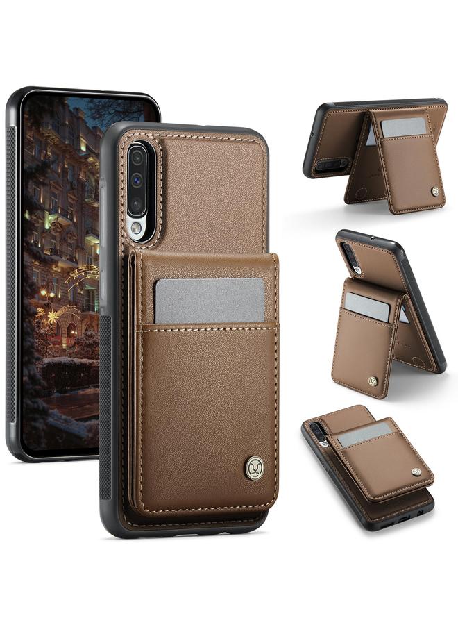 The Bros Case For Samsung Galaxy A50 J06 British Style RFID MagSafe Card Bag PU Phone Case