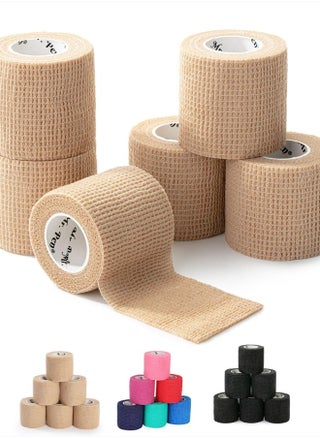 Self Adhesive Bandage Wrap, 6 Pack, Skin Colored, 2“ x 5 Yards, Cohesive Bandages, Medical Wrap, Elastic Bandage Wrap, Self Sticking Bandage Tape - pzsku/ZB9578BAA752B1062681AZ/45/_/1715548275/7d6e462f-32e8-4962-9780-b28ff0b85405