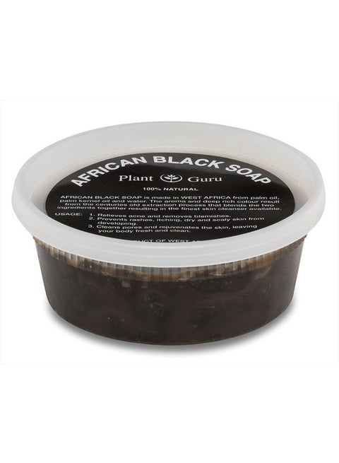 African Black Soap Paste 8 oz. 100% Raw Pure Natural From Ghana. Acne Treatment, Aids Against Eczema & Psoriasis, Dry Skin, Scars and Dark Spots. Great For Pimples, Blackhead, Face & Body Wash.
