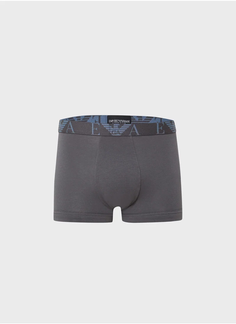 EMPORIO ARMANI 3 Pack Logo Band Trunks