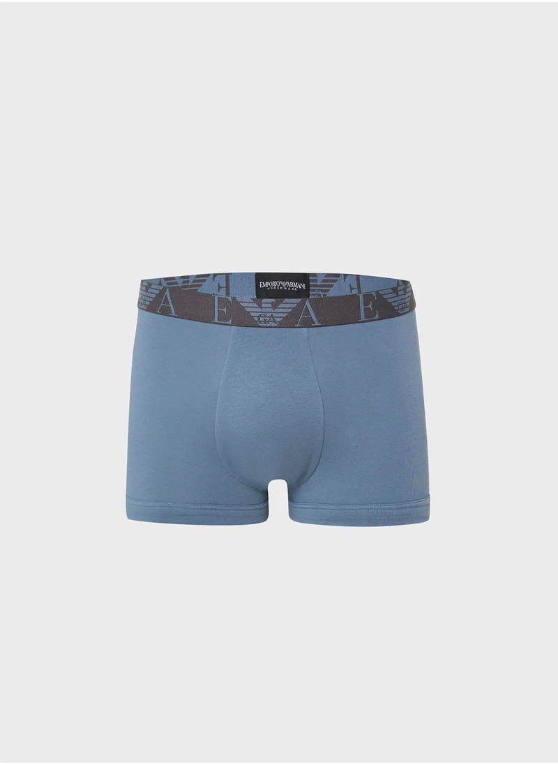 EMPORIO ARMANI 3 Pack Logo Band Trunks