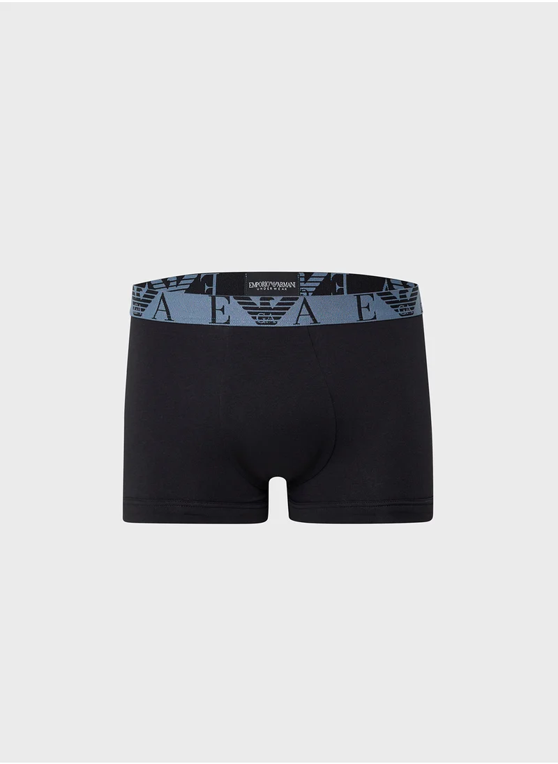 EMPORIO ARMANI 3 Pack Logo Band Trunks