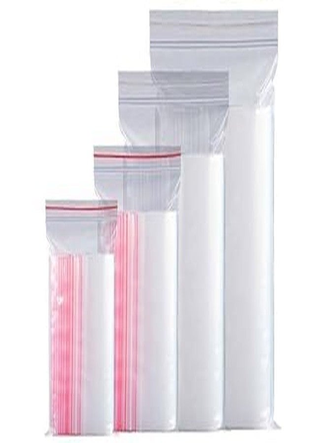 ARSALAN SHOPPE Transparent Reusable Zip lock Bags for Airtight Seal for product packaging,medicines, cosmetics, screws,nuts,jewellery,documents,snacks Clear Plastic Bags with Zipper, 100 Count (3x4) - Image 1