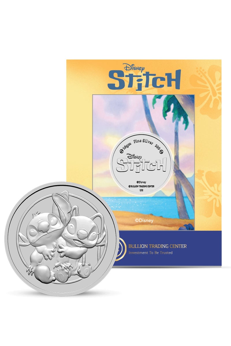 BTC 50g Disney Silver Coin - Lilo & Stitch - Image 1